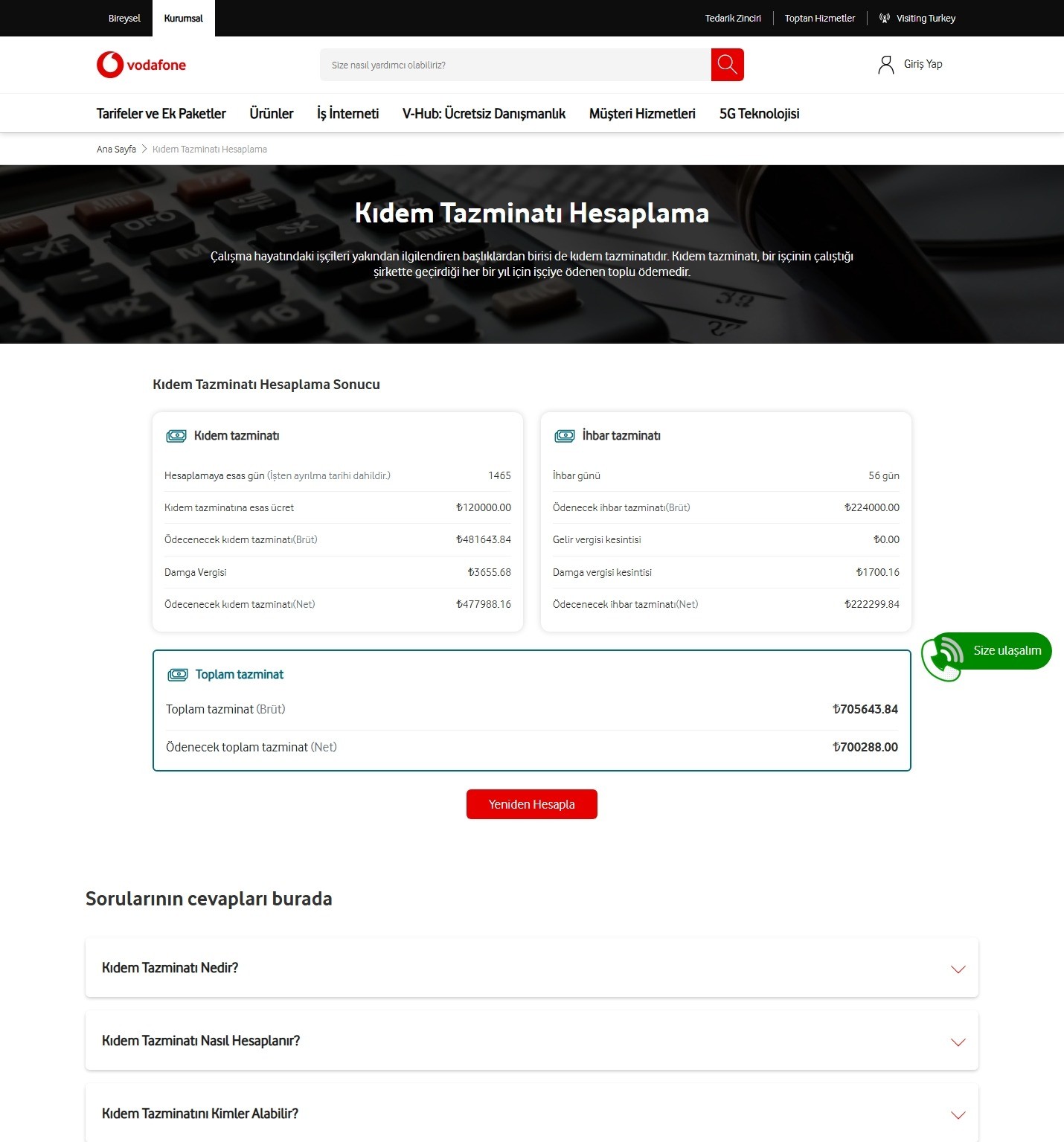 Hesaplama Araçları 2