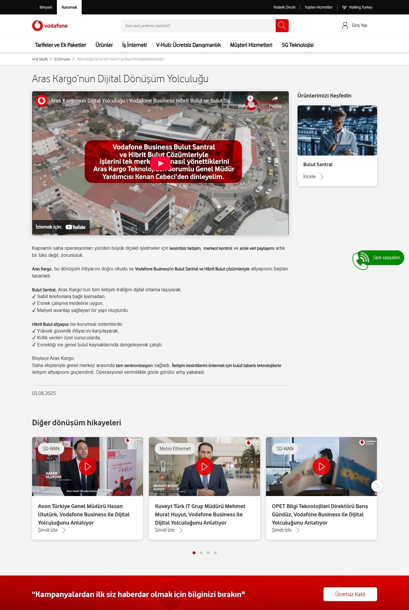 Müşteri Hikayeleri 2